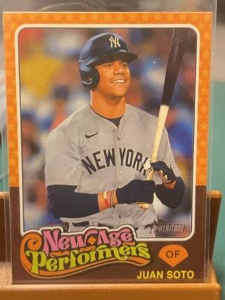 2024 Topps Heritage Juan Soto NEW AGE PERFORMERS #NAP-21