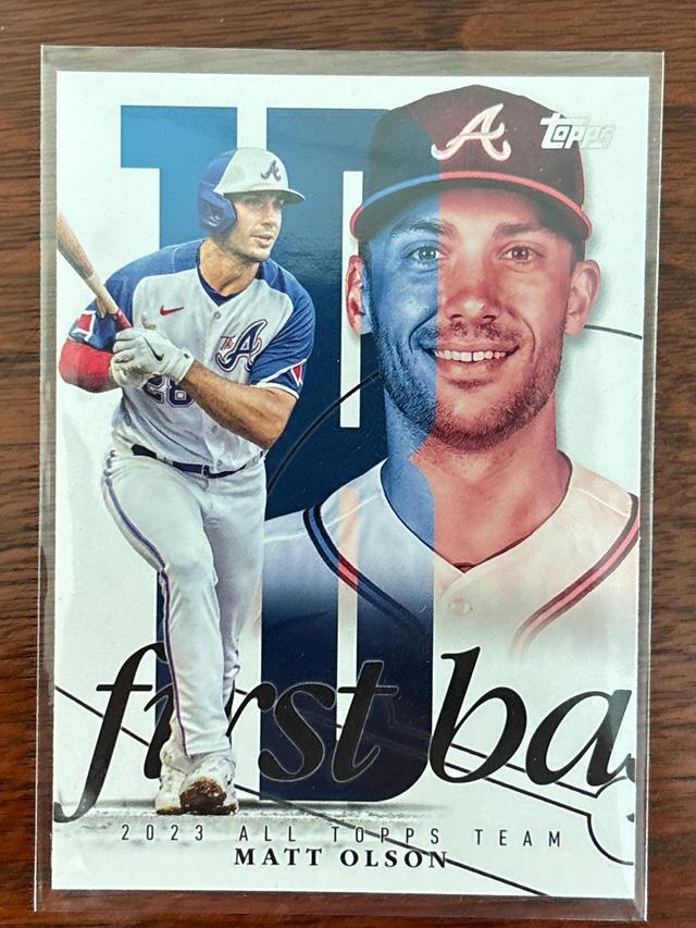 2024 Topps Series 1 Matt Olson 2023 ALL TOPPS TEAM #ATT-4