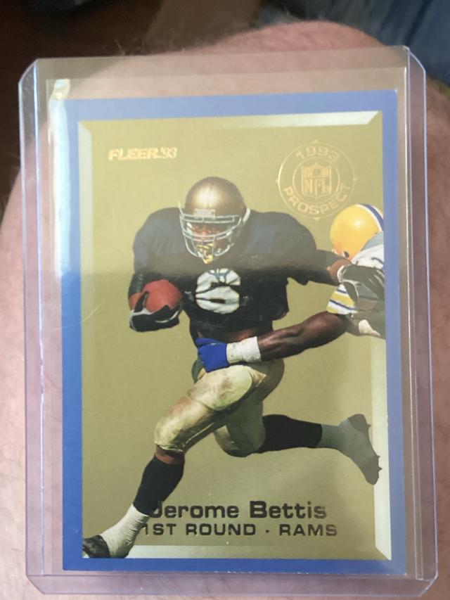 1993 Fleer Football Jerome Bettis ﻿Prospects #7