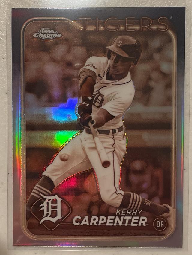 2024 Topps Chrome Kerry Carpenter ﻿Base Set #196