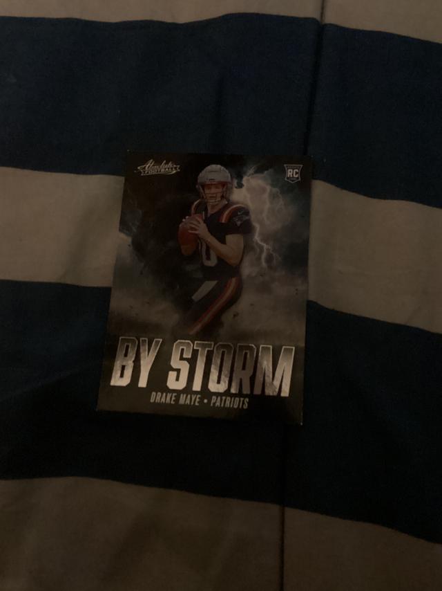 2024 Panini Absolute Football Drake Maye By Storm #BS-DME