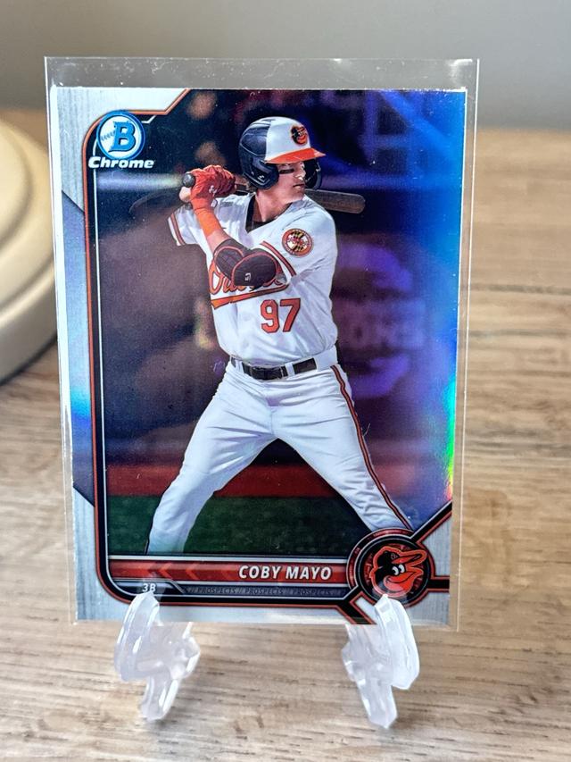 2022 Bowman Draft Coby Mayo Bowman Chrome Checklist #BDC-127