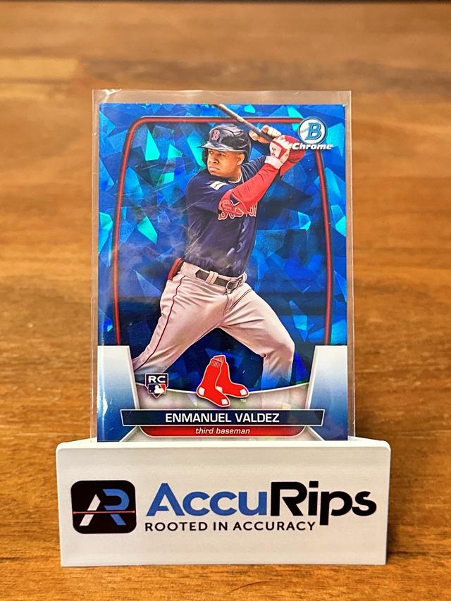 2023 Bowman Chrome Sapphire Enmanuel Valdez ﻿Base Set #9