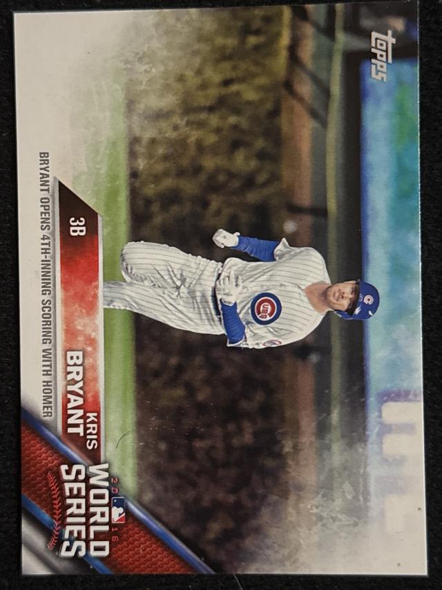 2016 Topps Chicago Cubs World Series Set Kris Bryant ﻿Base #WS-8