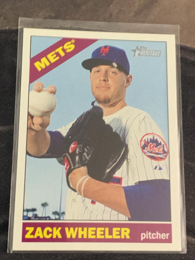 2015 Topps Heritage Zack Wheeler Base Set #361