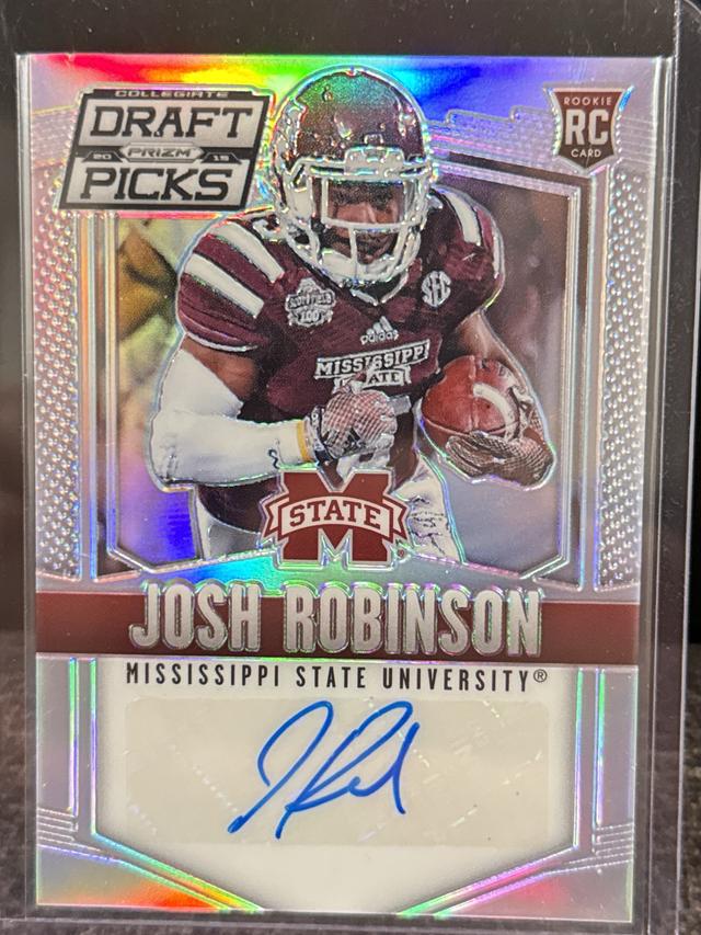 2015 Panini Prizm Collegiate Draft Picks Football Josh Robinson #220