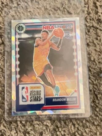 2023-24 Panini Hoops Premium Stock Brandon Miller Rising Stars #298