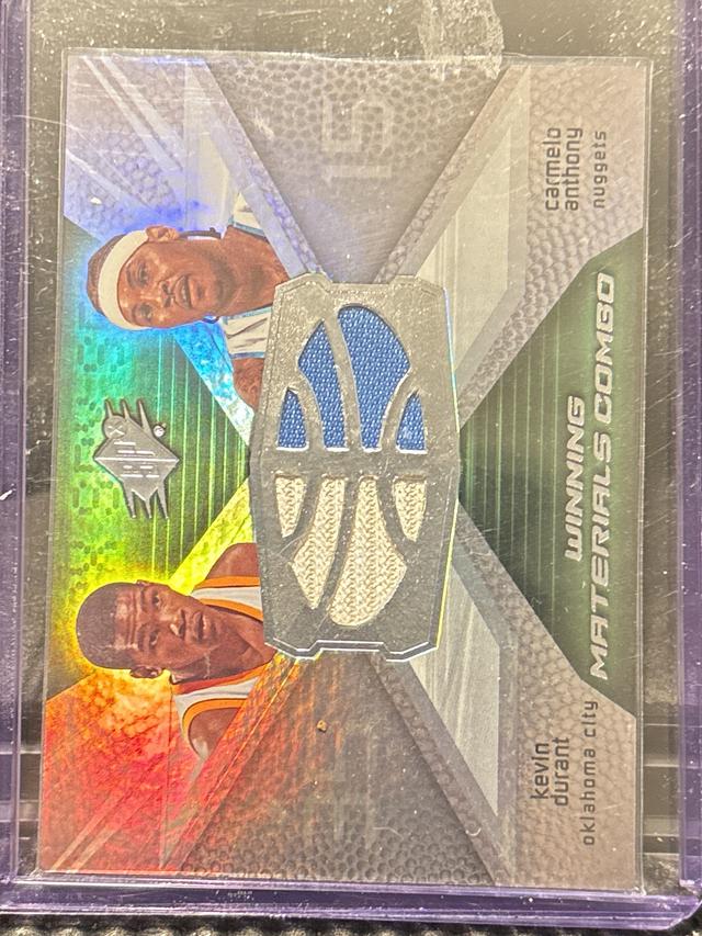 2008-09 Upper Deck SPx Basketball Kevin Durant / Carmelo Anthony #WMC-AD