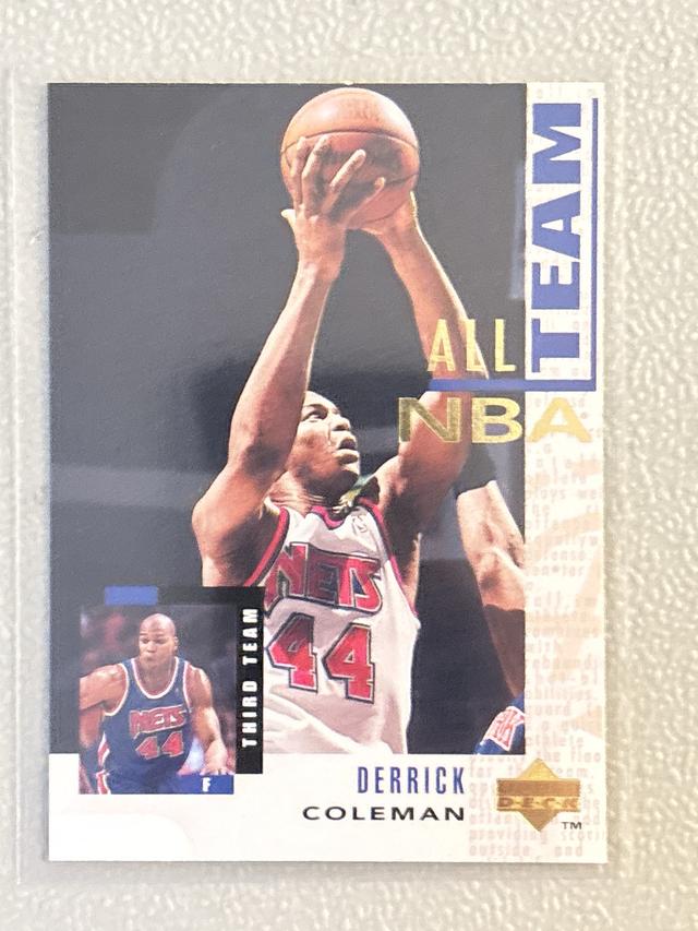 1994-95 Upper Deck Basketball Derrick Coleman  ﻿Series 1 #21