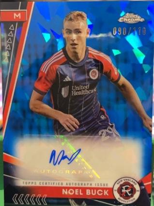 2024 Topps Chrome Sapphire MLS Noel Buck Base Autographs #SA-NB