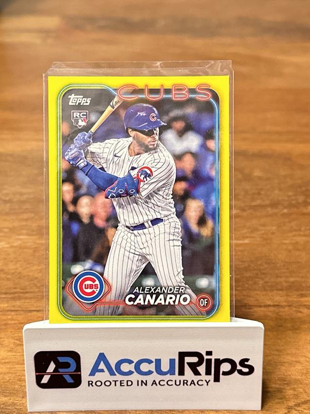 2024 Topps Series 2 Alexander Canario BASE SET Yellow #452