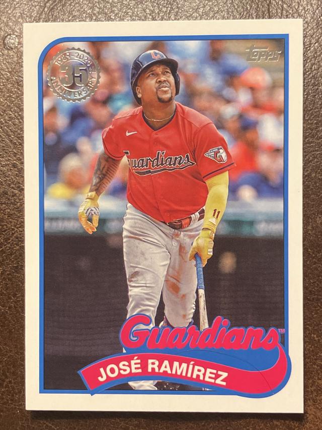 2024 Topps Series 1 José Ramírez 1989 TOPPS BASEBALL #89B-44