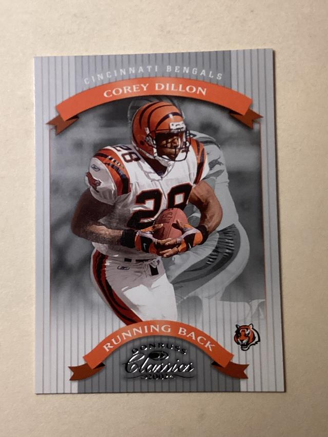 2002 Donruss Classics Football Corey Dillon ﻿Base #52