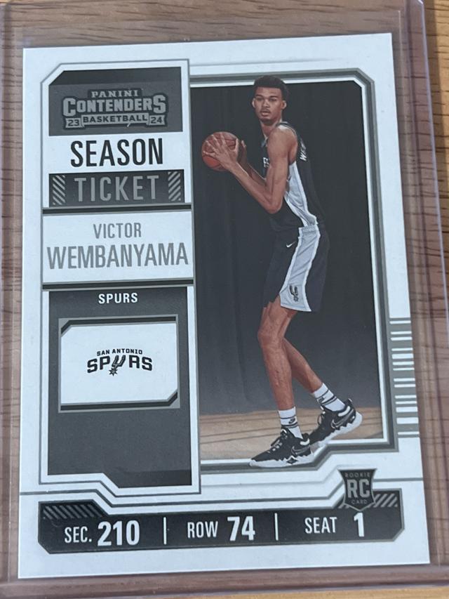 2023-24 Panini Contenders Victor Wembanyama ﻿Base Season Ticket Retail #11