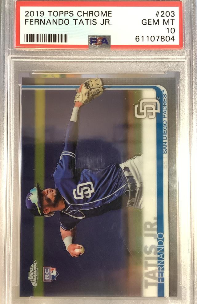 2019 Topps Chrome Fernando Tatis Jr. #203 rookie RC PSA 10 