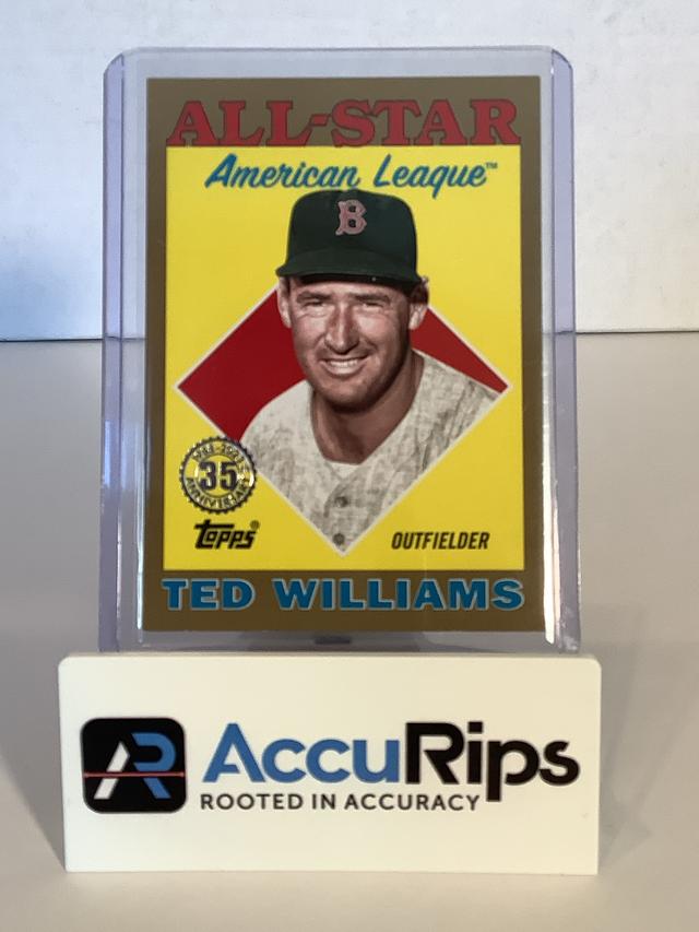 2023 Topps Series 2 Ted Williams 1988 TOPPS ALL STAR GOLD /75 #88AS-10