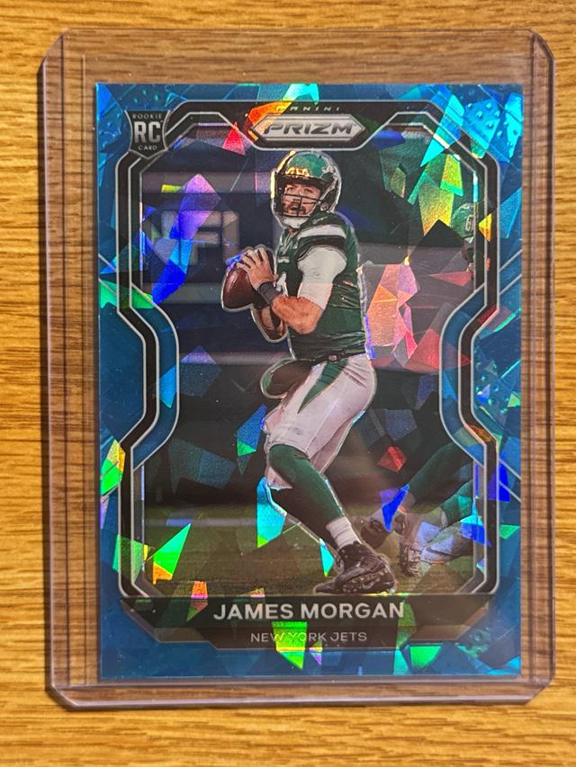 2020 Panini Prizm James Morgan Base Set Blue Ice /99 #356