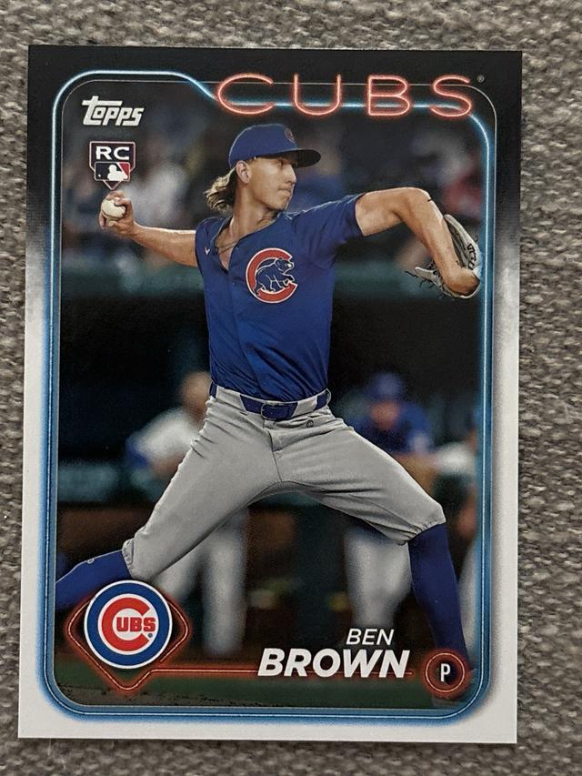 2024 Topps Update Series Ben Brown Golden Mirror Image Variations #US183