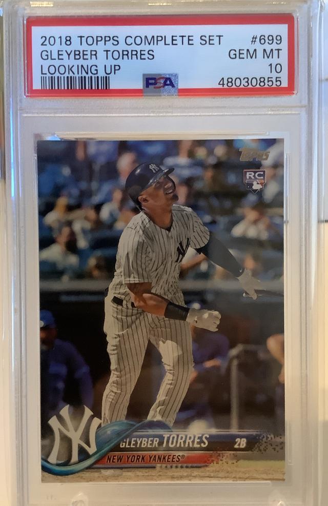 2018 Topps Complete Set Gleyber Torres PSA 10.0 Series 2 #699