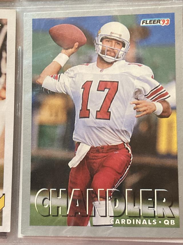 1993 Fleer Football Chris Chandler ﻿Base #64