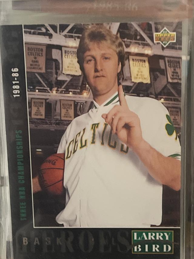 1992-93 Upper Deck Larry Bird ﻿ Basketball Heroes: #22