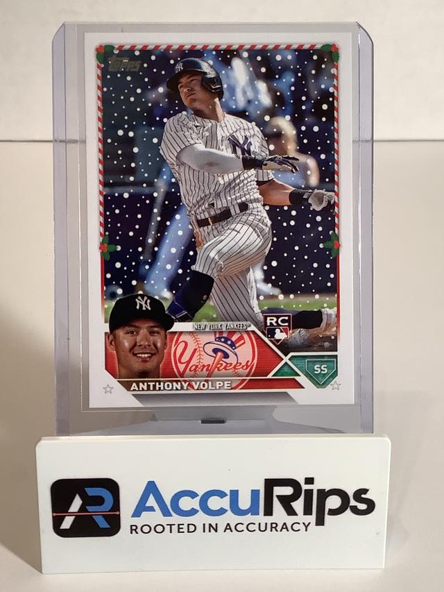 2023 Topps Holiday Anthony Volpe BASE CARDS #H129