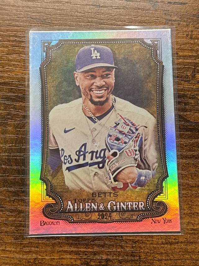 2024 Topps Allen & Ginter Mookie Betts Chrome Refractor #94