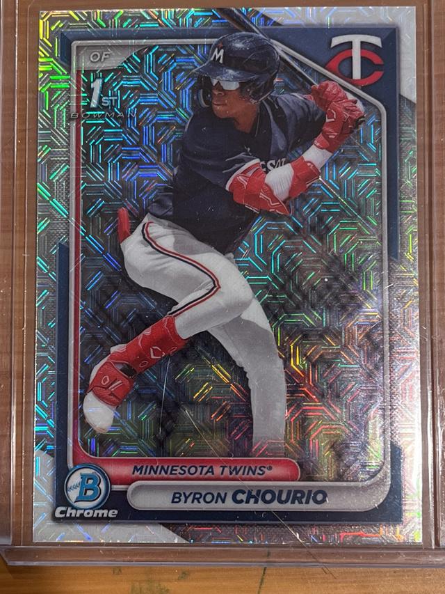 2024 Bowman Mega Box Byron Chourio CHROME PROSPECTS MOJO #BCP-129