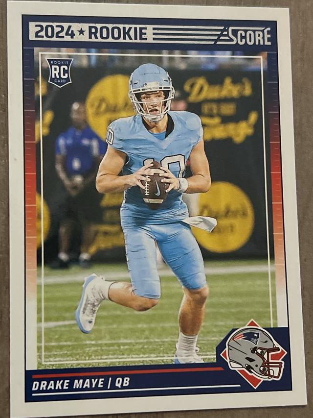 2024 Score Football Drake Maye Rookies #303