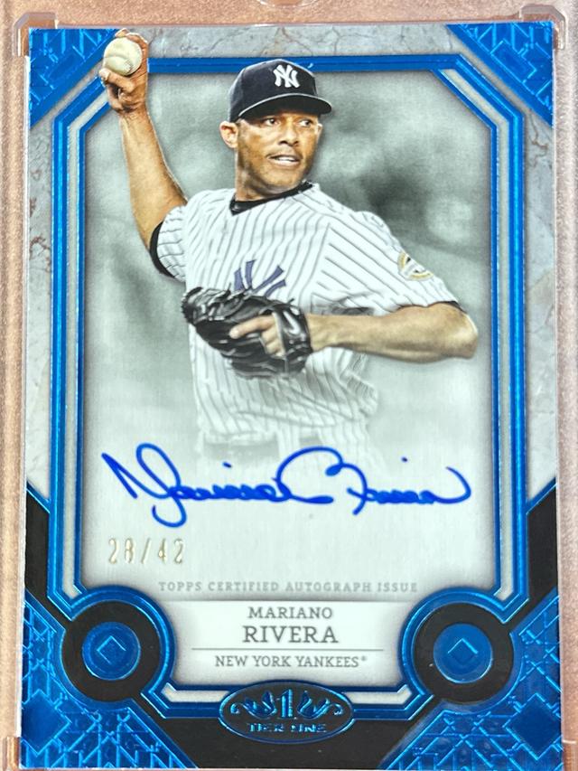 2024 Topps Tier One Mariano Rivera Tier One Autographs Checklist #T1A-MR