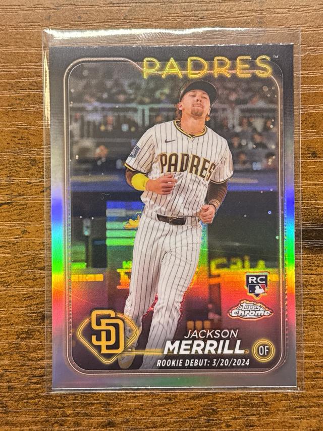 2024 Topps Chrome Update Jackson Merrill ﻿RC Refractor #USC57