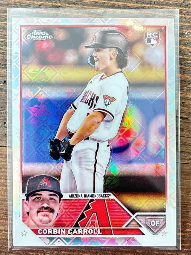 2023 Topps Chrome Corbin Carroll BASE CARDS IMAGE VARIATIONS IV #95