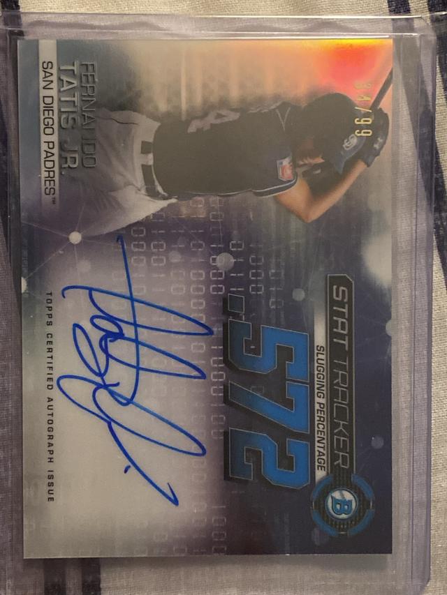 2019 Bowman Chrome Fernando Tatis Jr. /99 #STA-FTJ