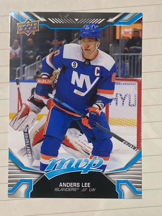 2022-23 Upper Deck MVP Anders Lee Base Set #92