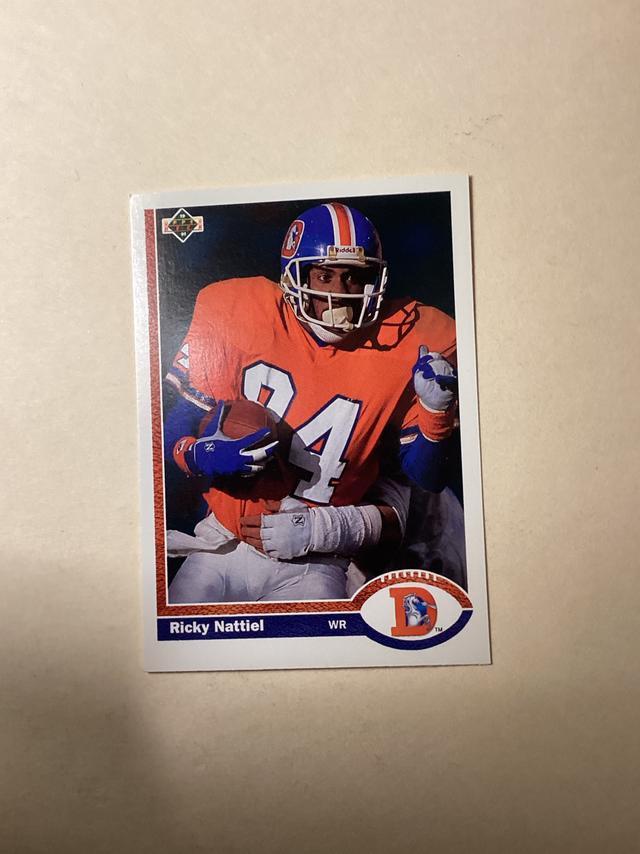 1991 Upper Deck Football Ricky Nattiel Base Set #384