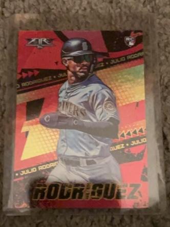 2022 Topps Fire Julio Rodriguez Base Set Flame #107