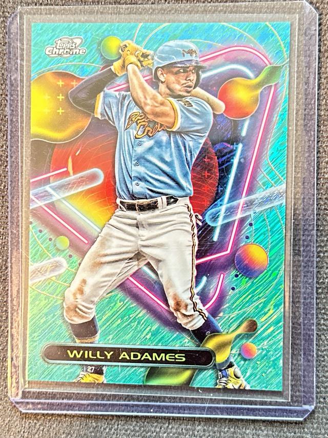 2023 Cosmic Chrome Willy Adames BASE #30