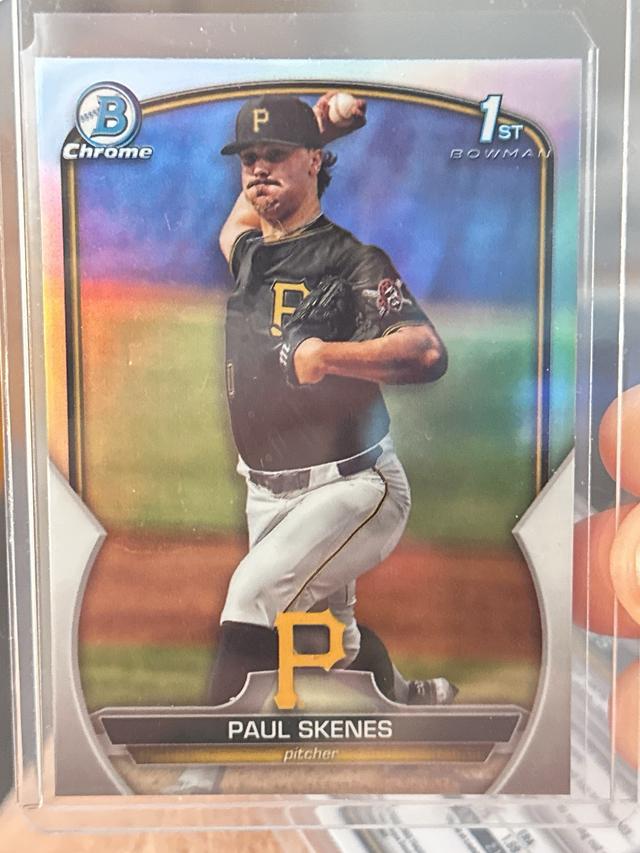 2023 Bowman Draft Paul Skenes Bowman Chrome Refractor #BDC-14