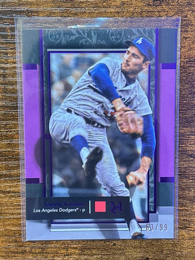 2024 Topps Museum Collection Sandy Koufax ﻿Amethyst /99 #26 Dodgers HOF