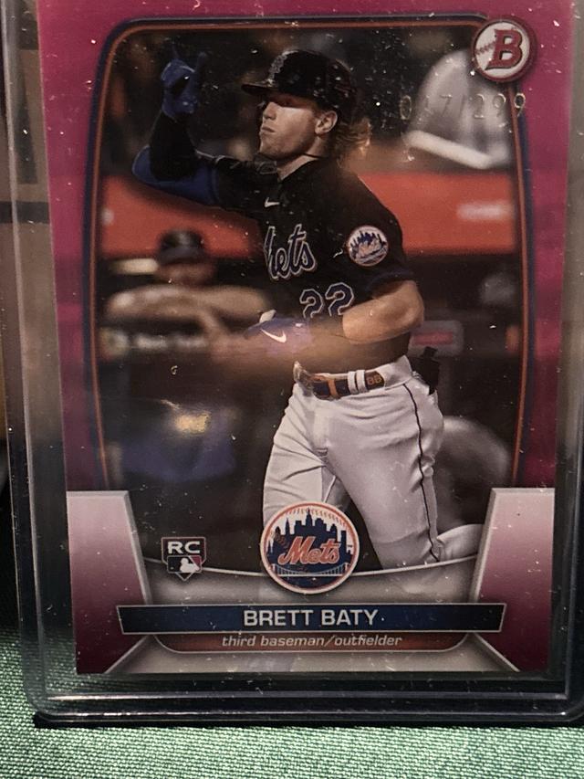 2023 Bowman Brett Baty VETERANS AND ROOKIES #80