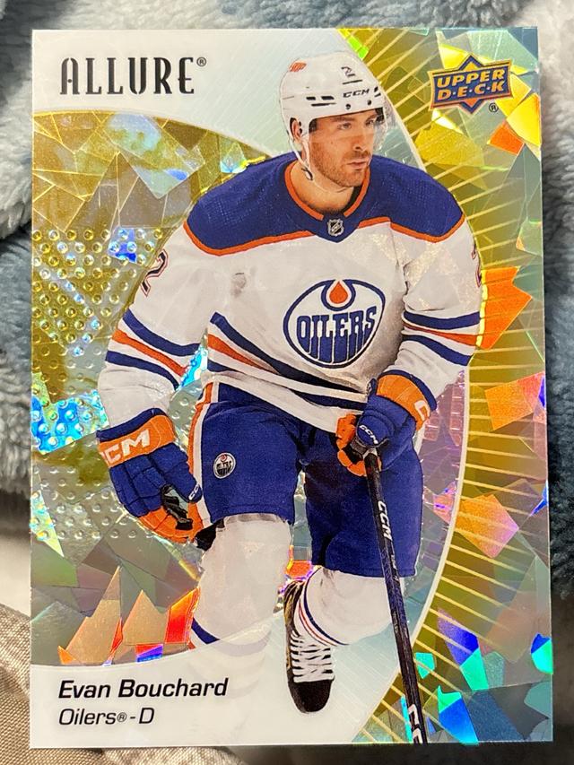 2023-24 Upper Deck Allure Evan Bouchard ﻿Base Set Yellow Taxi #47