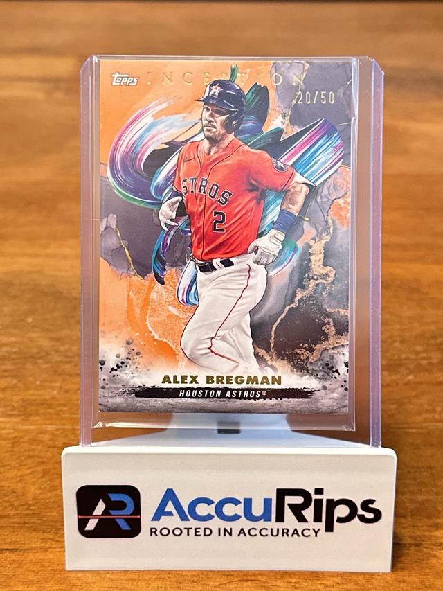 2023 Topps Inception Alex Bregman BASE CARDS Orange /50 #22