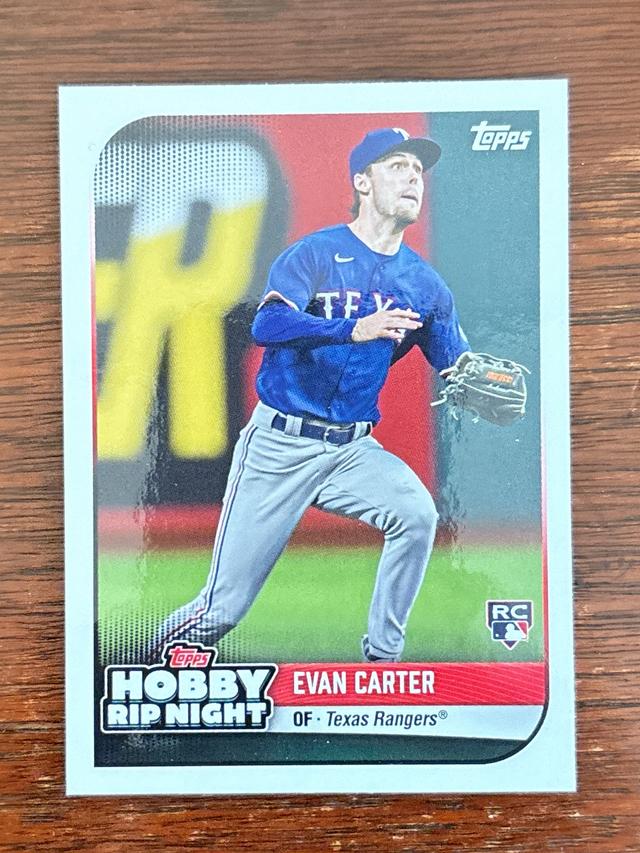 2024 Topps Hobby Rip Night Evan Carter Base Set #8