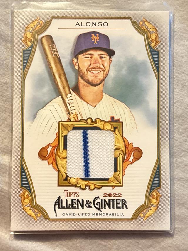 2022 Topps Allen & Ginter Pete Alonso A&G Full-Size Relics Set #AGRB-PA