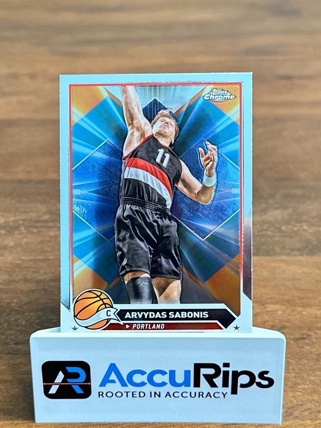 2023-24 Topps Chrome Basketball Arvydas Sabonis ﻿Base Set #17