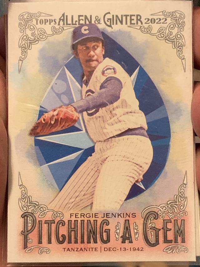 2022 Topps Allen & Ginter Fergie Jenkins Pitching a Gem Set #PAG-5