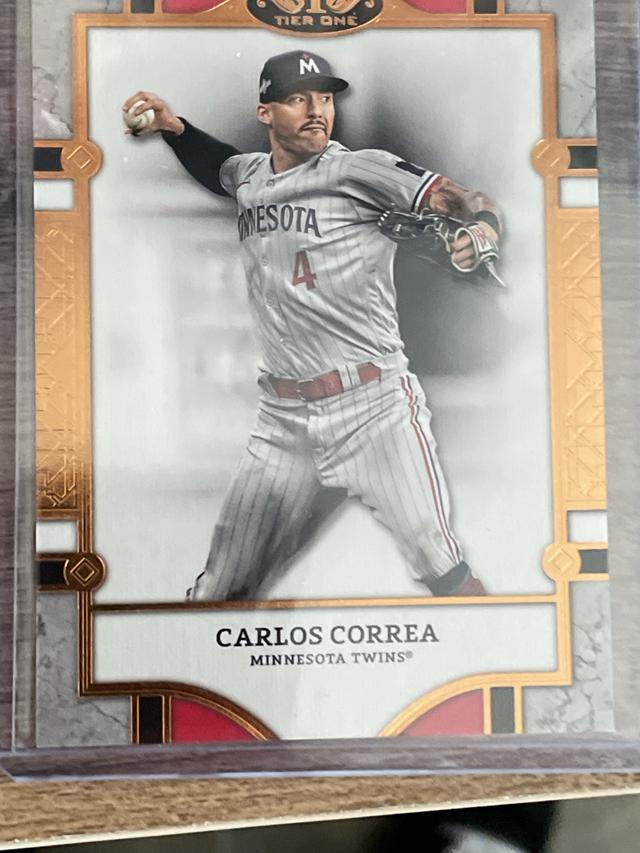 2024 Topps Tier One Carlos Correa Tier 2 Bronze Foil #49