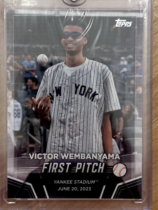 2024 Topps Series 2 Victor Wembanyama 2023 FIRST PITCH #FP-1