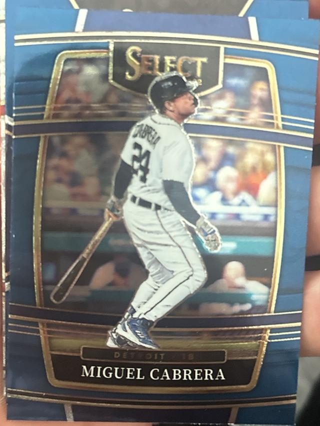 2022 Panini Select Miguel Cabrera Base Set Blue Retail #99