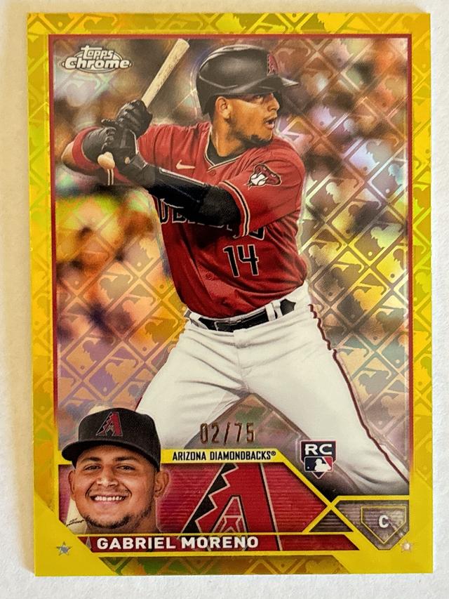 2023 Topps Logofractor Gabriel Moreno BASE CARDS /75 #189